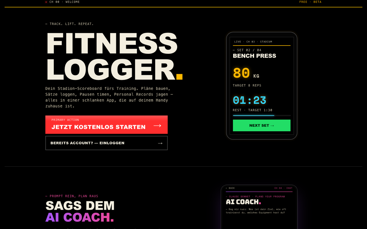 Fitnesslogger